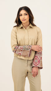 Amayra Brocade Shirt